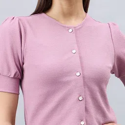 Style Quotient Self Design Open Front Crop Shrug image 5