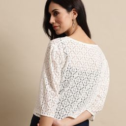 UnaOne Self Design Open Front Shrug image 5
