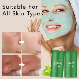 Organic Green Tea Mask Stick For Face Blackheads Face Shaping Mask-image-28