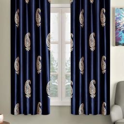 153 cm (5 ft) Polyester Semi Transparent Window Curtain (Pack Of 2)-16