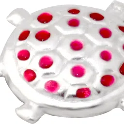 pure silver tortoise, silver turtle, chandi ka kachua (wt. 1.5 grams) Decorative Showpiece-2 cm-image-39