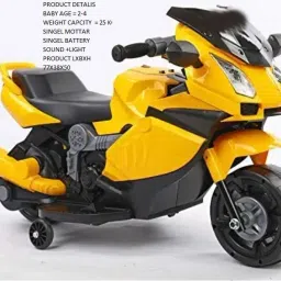 TOY HOME BABY KIDS BIKE (AGE GROUP 2-4) 1 MOTTAR 1 BATTERY Bike Battery Operated Ride On-image-37