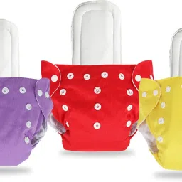 Baby Reusable Cloth Diaper Nappies With Multi Layered Microfiber Insert Pad-31
