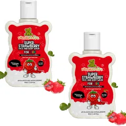 Super Strawberry Face & Body Wash for Kids with Strawberry & Manjistha-60ml each-image-71