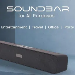 Neuton pro SOUND PLUS (PORTABLE HOME TV) Dynamic Thunder Soundbar 20 W Bluetooth Party Speaker image 3