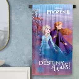 sassoon fab Blue Cotton Disney FrozenII 400 GSM Bath Towel (1Pc)-picture-12