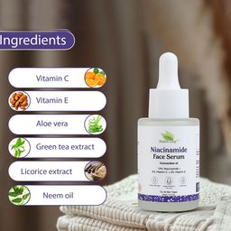 Nature Leaf 10% Niacinamide Face Serum For Reduce Wrinkles & Fine Lines- 30 ml image 5