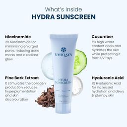 UNIQAYA Set of Hydra Sunscreen with Niacinamide 50g & Retinol Serum with Kakadu Plum 30ml image 4