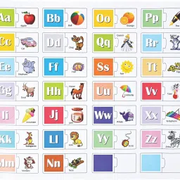 Alphabet Puzzles, 26 Letters, Educational Early Learning Set with 52 Pieces-15