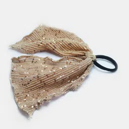 Soho Boho Studio Peach-Coloured Scarf Scrunchie image 4