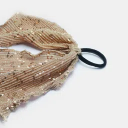 Soho Boho Studio Peach-Coloured Scarf Scrunchie image 3
