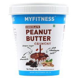 Myfitness Chocolate Peanut Butter,  510 g  Crunchy -image-49