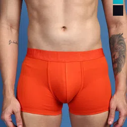 ONN Pack Of 3 Assorted Combed Cotton TrunkONN_UK_31_AST2_3PC image 1