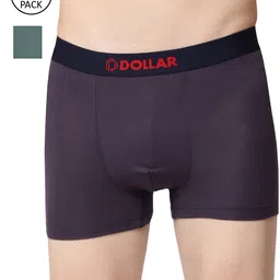 Dollar Bigboss Men's Solid Pack of 2 Micro Modal Trendy Trunk MBTR-13-TRENDYPLN-PO2-CO2-13