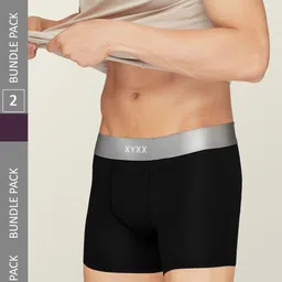 XYXX Men Pack Of 2 Antimicrobial Sweat Wicking Illuminati Trunks-24