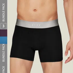 XYXX Men Pack Of 3 Modal Antimicrobial Trunks XYTRNK3PCKN821-image-32