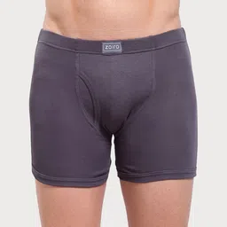 Zoiro Pack of 2 Mid Rise Silicon Finish Soft Feel Outer Elastic Trunks image 5