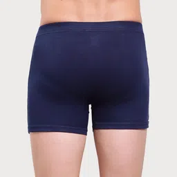 Zoiro Pack of 2 Mid Rise Silicon Finish Soft Feel Outer Elastic Trunks image 4