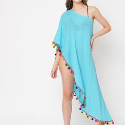 Ashtag One Shoulder Cover Up Top-image-27