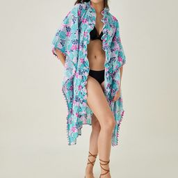 The Kaftan Company Floral Printed Swimwear Cover-Up-image-50