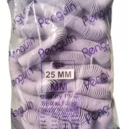 GPN PRINT 25 MM Spiral Binding White Heavy Quality Plastic Spiral Ring/Coil/Loop White Manual Ring Binder-11