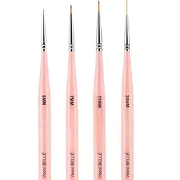 Veoni BELLE Professional Set Of 4 Nail Art Painting Brush-40