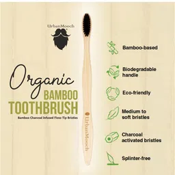 UrbanMooch Men Set Of 2 Toothpowder & Toothbrush image 5