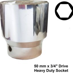 50 mm, 3/4 inch Drive Heavy Duty Socket for High Loads Socket Set-image-11