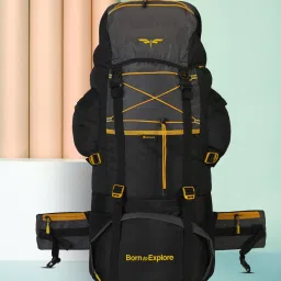 Rucksack bag travel bag for men tourist bag backpack for hiking trekking camping Rucksack - 75 L-image-70