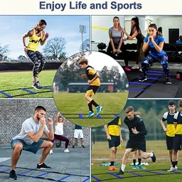cabrio Adjustable ( 5 Meter / 9 Rungs )For Training , Exercise, and Any Sports Activity Speed Ladder image 3