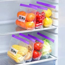 zip lock pouch,slider zip lock bag for fridge,reusable ziplock storage pouch set High Volume Storage Vacuum Bags-40