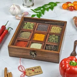 Spice Set Glass, Wooden-picture-25