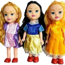 Realistic Three Sister Dolls with Fancy Dress & Movable Body Parts for Kids|26-image-11