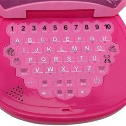 mbkids Mini Laptop for Kids - Learning Alphabet and Numbers with LED Display and Music image 2