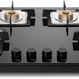 Ultra Slim Free Standing Hob | Forged brass burners Automatic Hob Glass Manual Hob-66