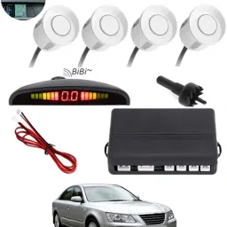 Universal Increased Safety For Passengers White Sensor Parking Sensor 85 4 Reverse White Sensor With Led Display ,Buzzer For ElantraHyundai2009 Parking Sensor-picture-9