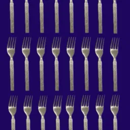 Designer Cutlery Set for Dining Table Fork, Set of 24 Pcs. FL3 Stainless Steel Sugar Spoon, Coffee Spoon, Tea Spoon Set-image-18