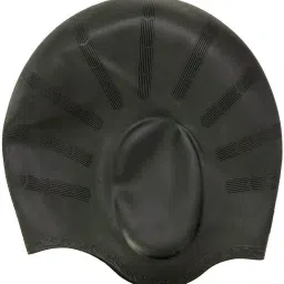 Swim Cap Designed For Long Hair, Keeps Hair Clean with Ear Protector Silicone Swimming Cap-picture-23
