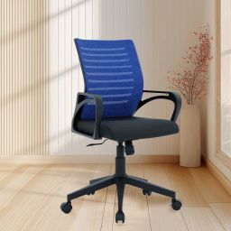 Oaker Ergonomic Chair with 3 Years Warranty, Home Desk Office Chair Fabric Office Arm Chair-image-92