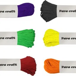 50ft 550 Paracord Parachute Survival Cord G3(Pack of 6) Multicolor-19