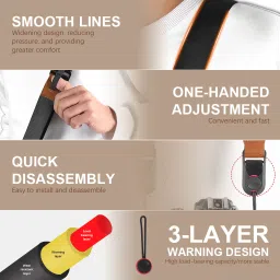 HASTHIP DSLR Carrier Shoulder Strap PowerShot Adjustable Sling Strap image 3