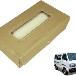 Basic-Beige Tissue Box Leatherette-370 Vehicle Tissue Dispenser-26
