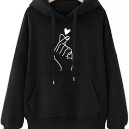povaxpo Women Full Sleeve Graphic Print Hooded Sweatshirt-picture-42