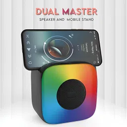 SACRO Sonic (PORTABLE DESKTOP SPEAKER) Deep Bass Sound with Dynamic LED LightE70 10 W Bluetooth Laptop/Desktop Speaker image 3