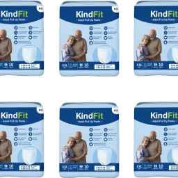 kindfit Adult Pull-Up Pants Diapers|XXL 60 Pieces|Waist Size:45-61 Inch|Pack of 6 Adult Diapers - XXL-picture-16