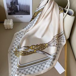 CrossKulture Women Abstract Printed Satin Scarf-10