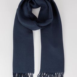 DeFacto Men Navy Blue Acrylic Solid Scarf-image-50