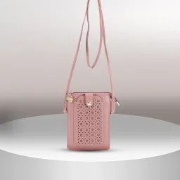 Pink Women Sling Bag - Medium New Mobile pouch Sling-image-22