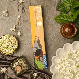 Jasmine Incense Sticks for Meditation | Natural Handcrafted Agarbatti for Pooja Jasmine-image-42