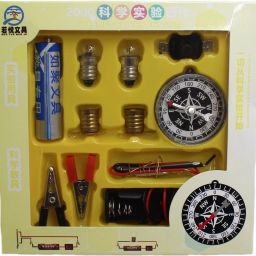 Set of 11pc science kit with compass, bulbs, circuit and others-25